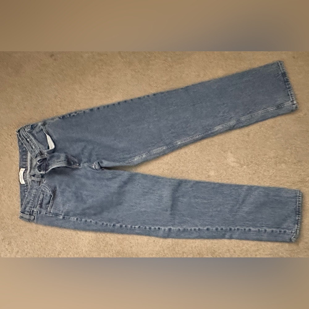 Abercrombie & Fitch Blue Straight Leg Jeans